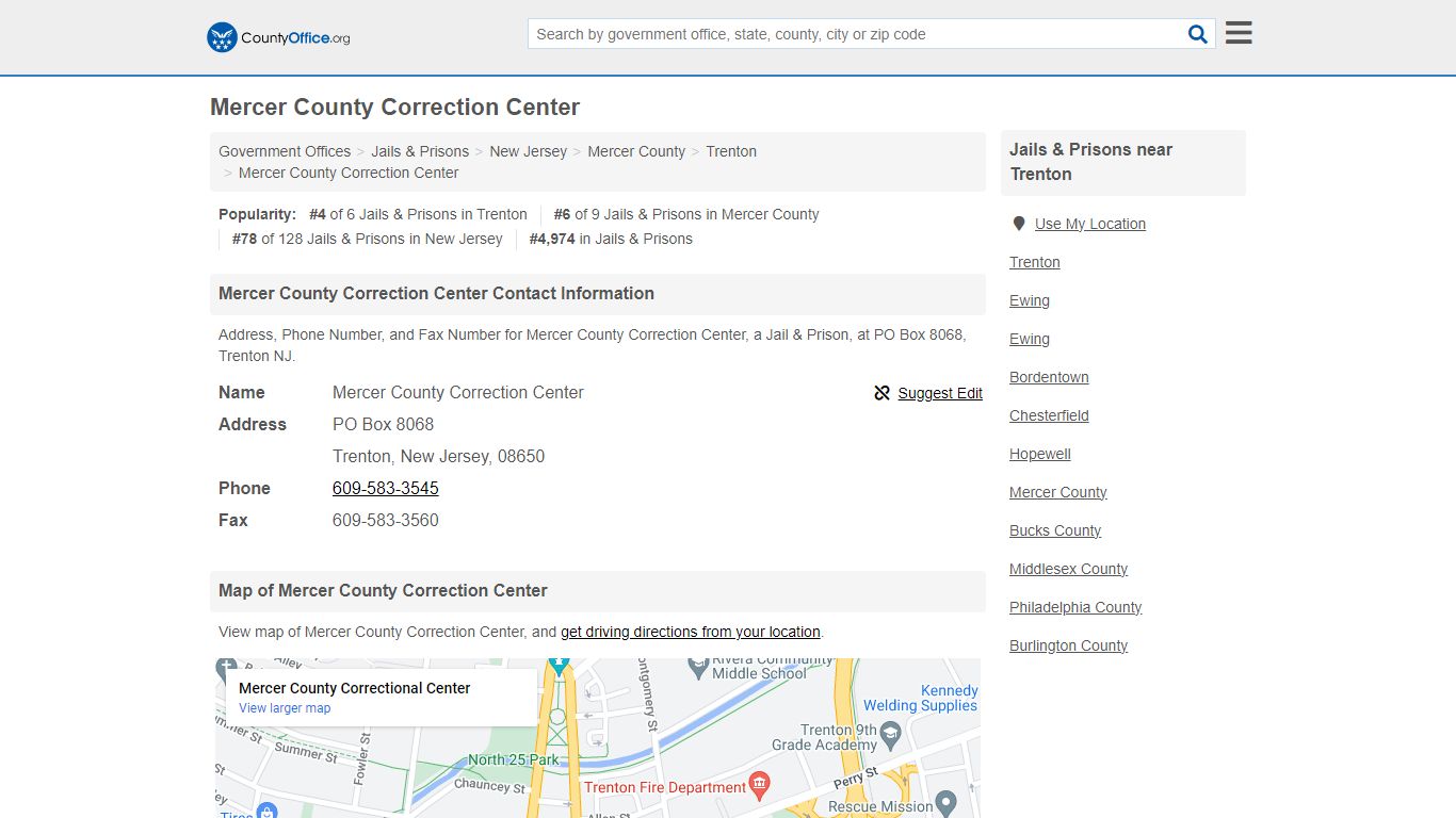 Mercer County Correction Center
